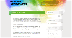 Desktop Screenshot of cathydyingasliving.com